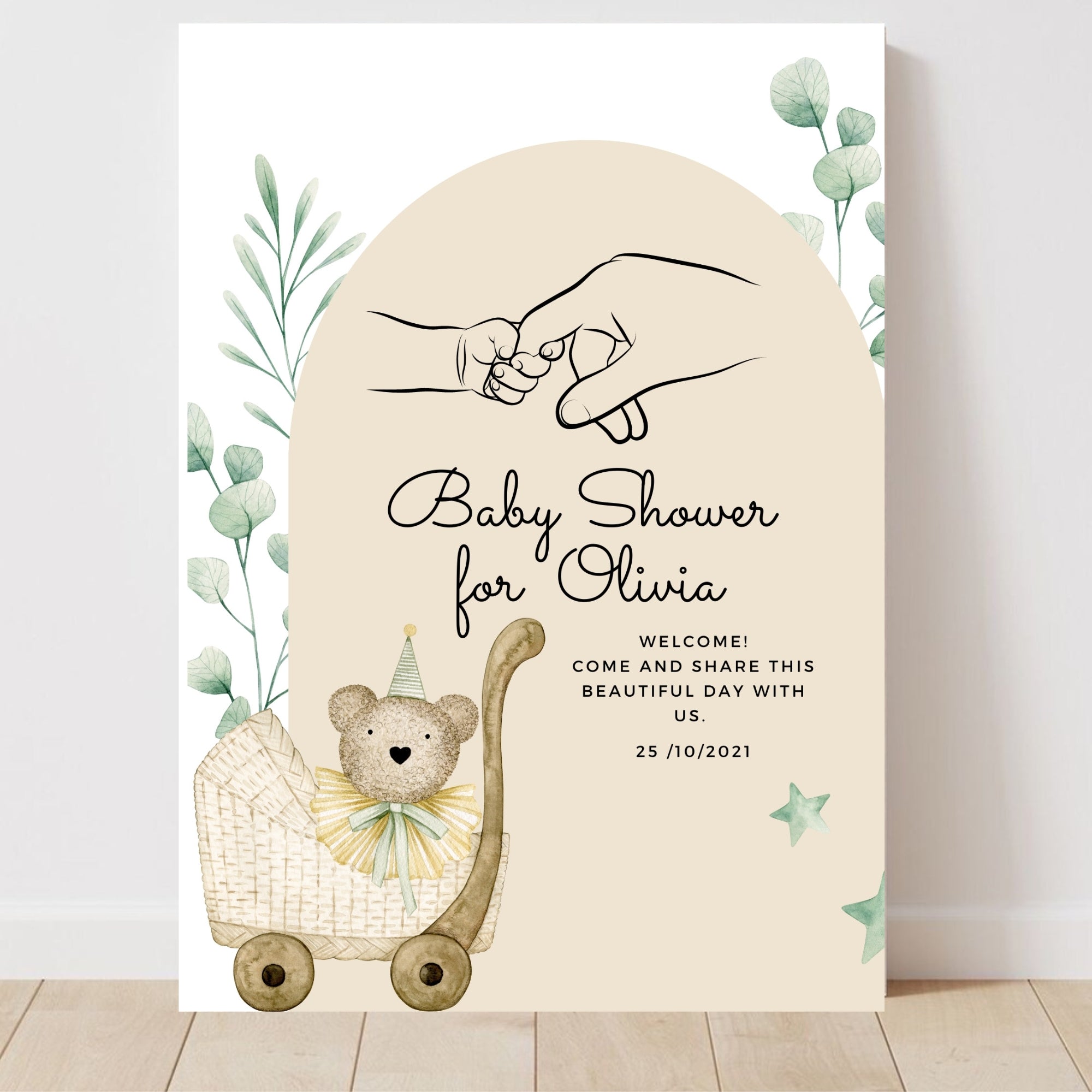 Baby Shower Welcome sign 8