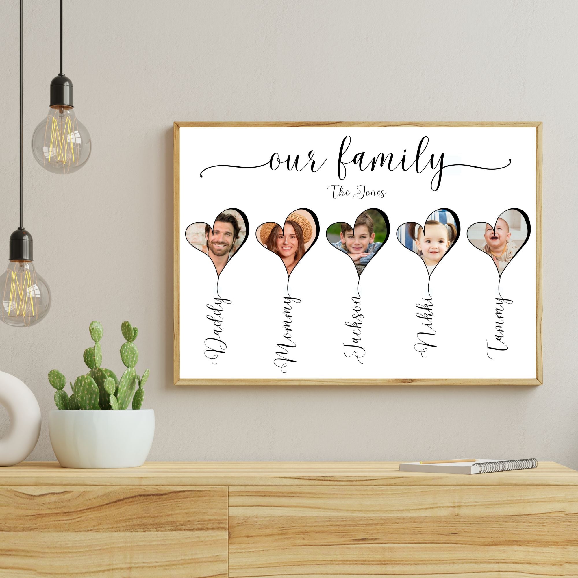 Family Heart balloons