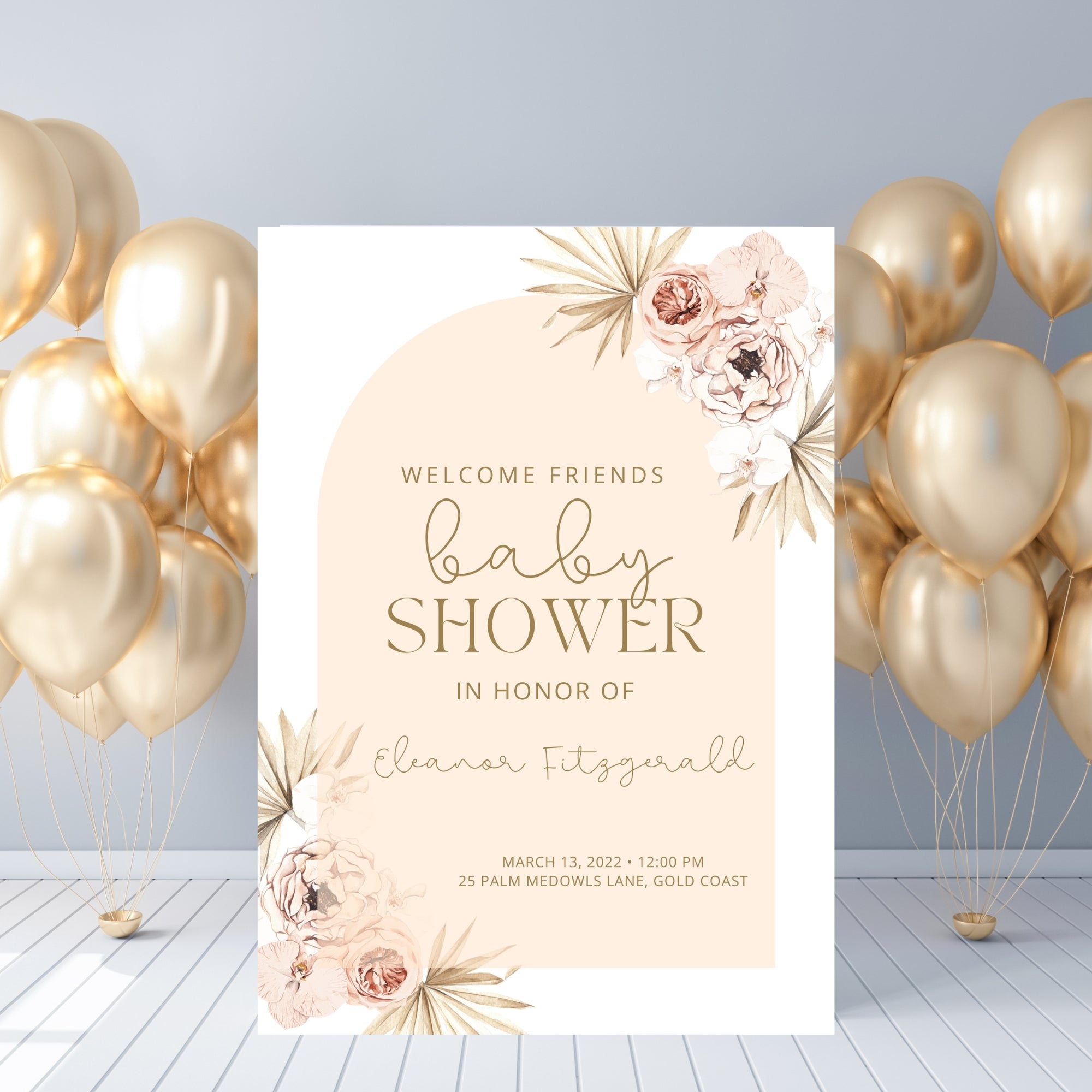 Baby Shower Welcome sign 9