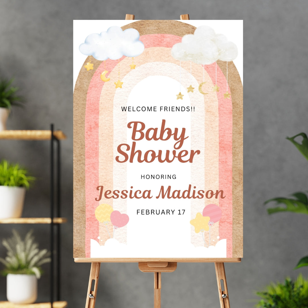 Baby Shower Welcome sign 14
