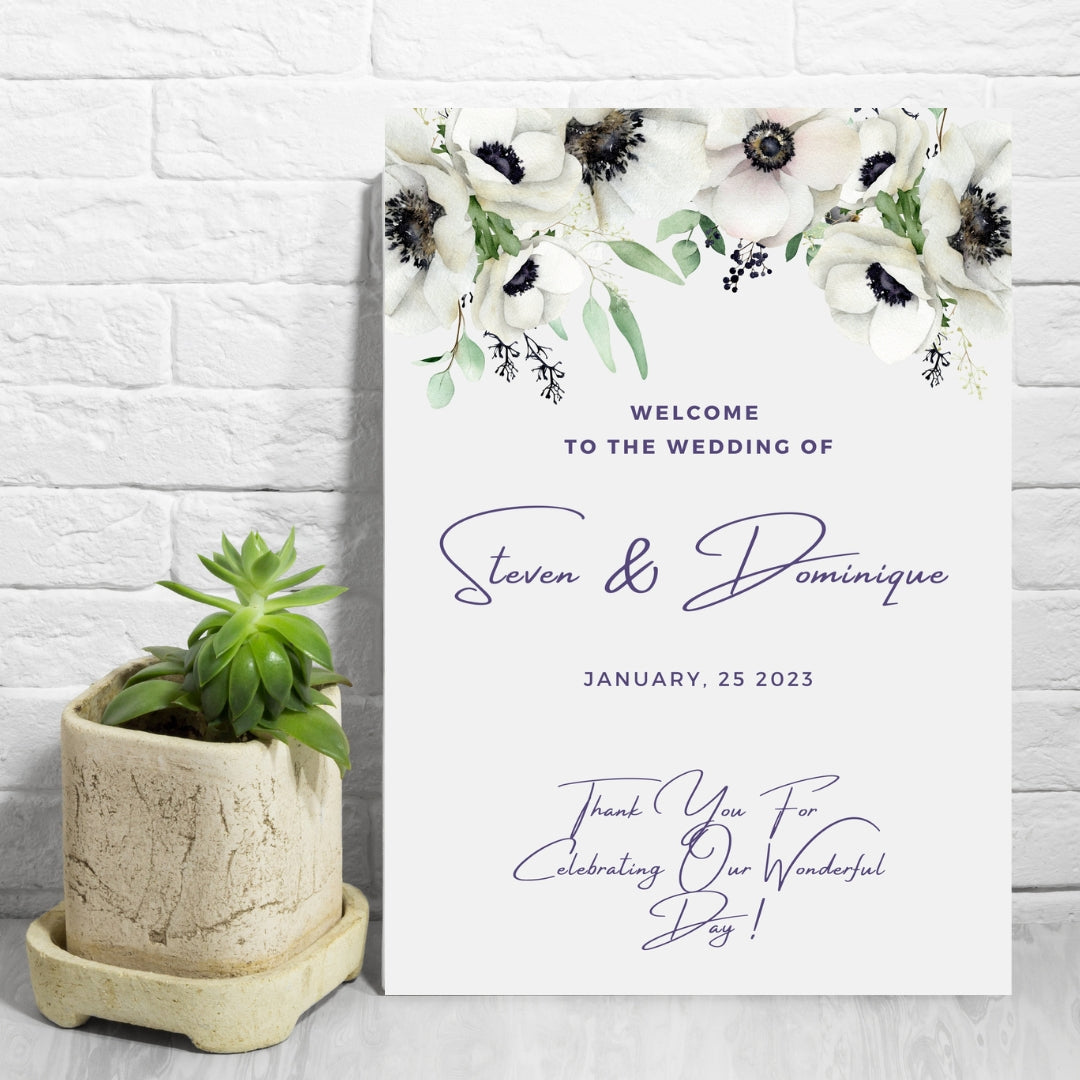 Wedding Welcome Sign 1