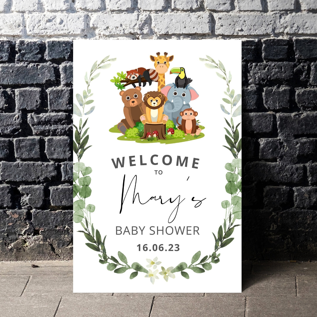 Baby Shower Welcome sign 2
