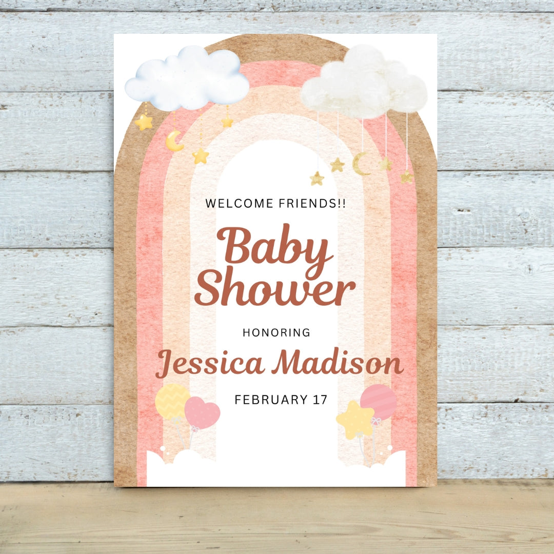 Baby Shower Welcome sign 14