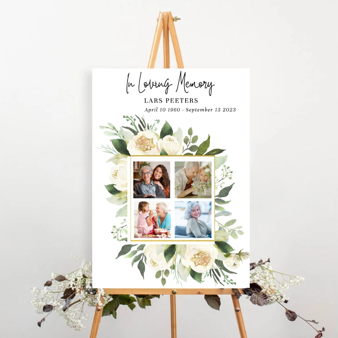 Funeral Welcome Sign 14