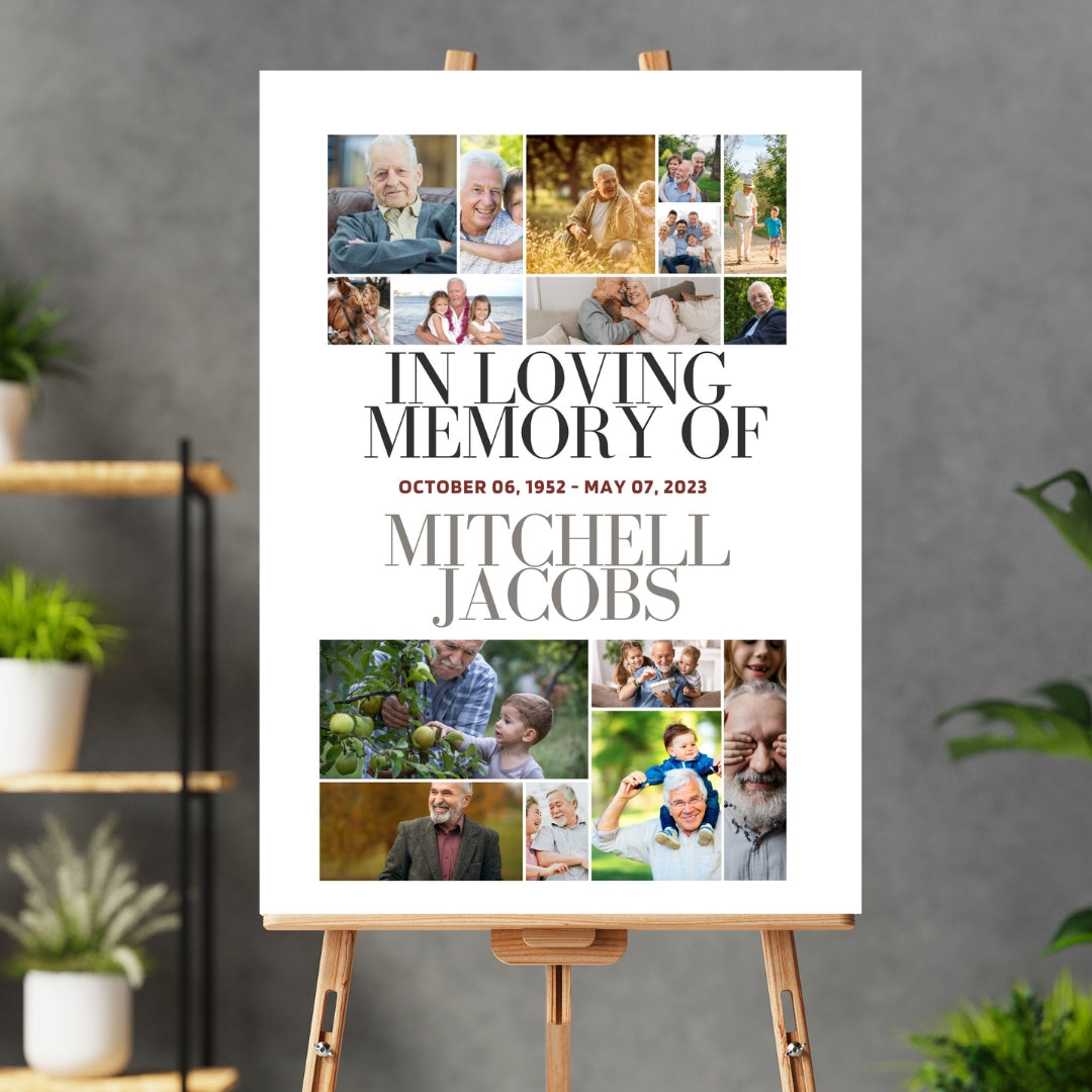 Funeral Welcome Sign 2