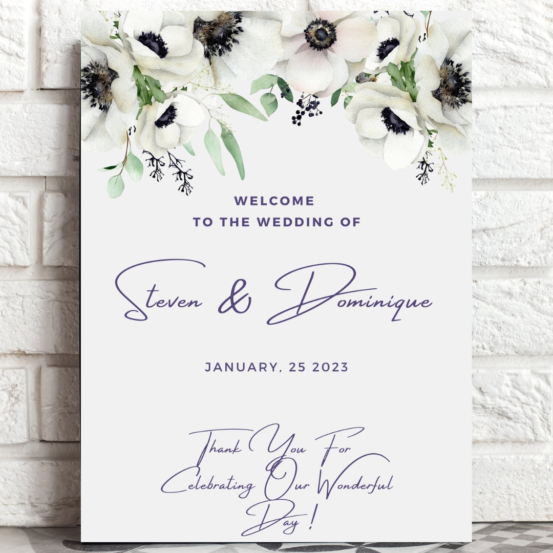 Wedding Welcome Sign 1