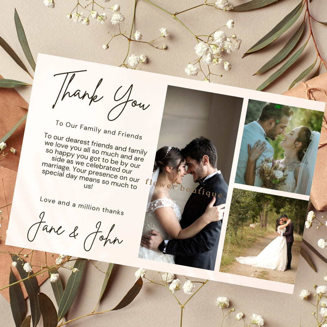 Wedding Thank You Card 1