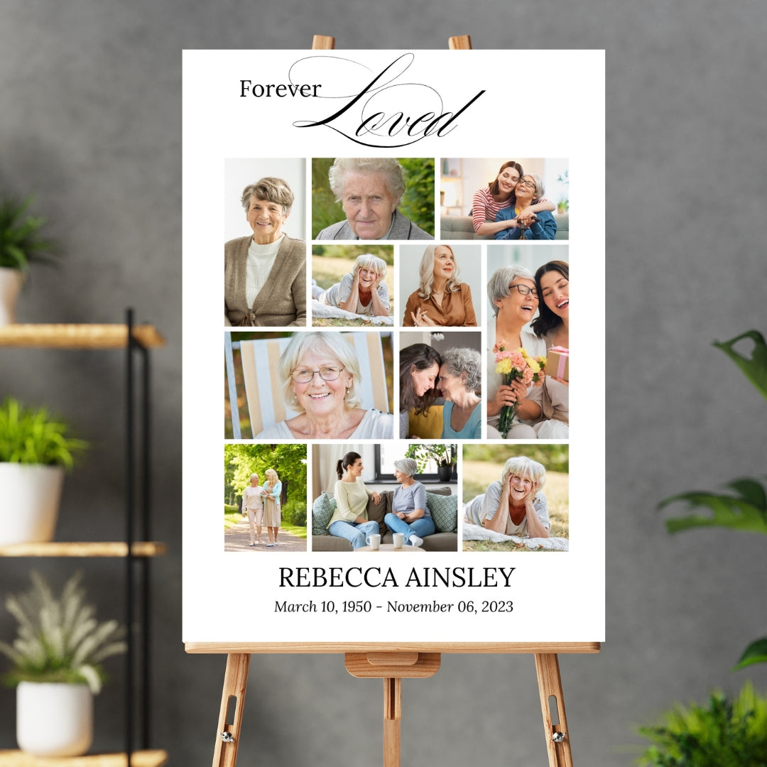 Funeral Welcome Sign 3