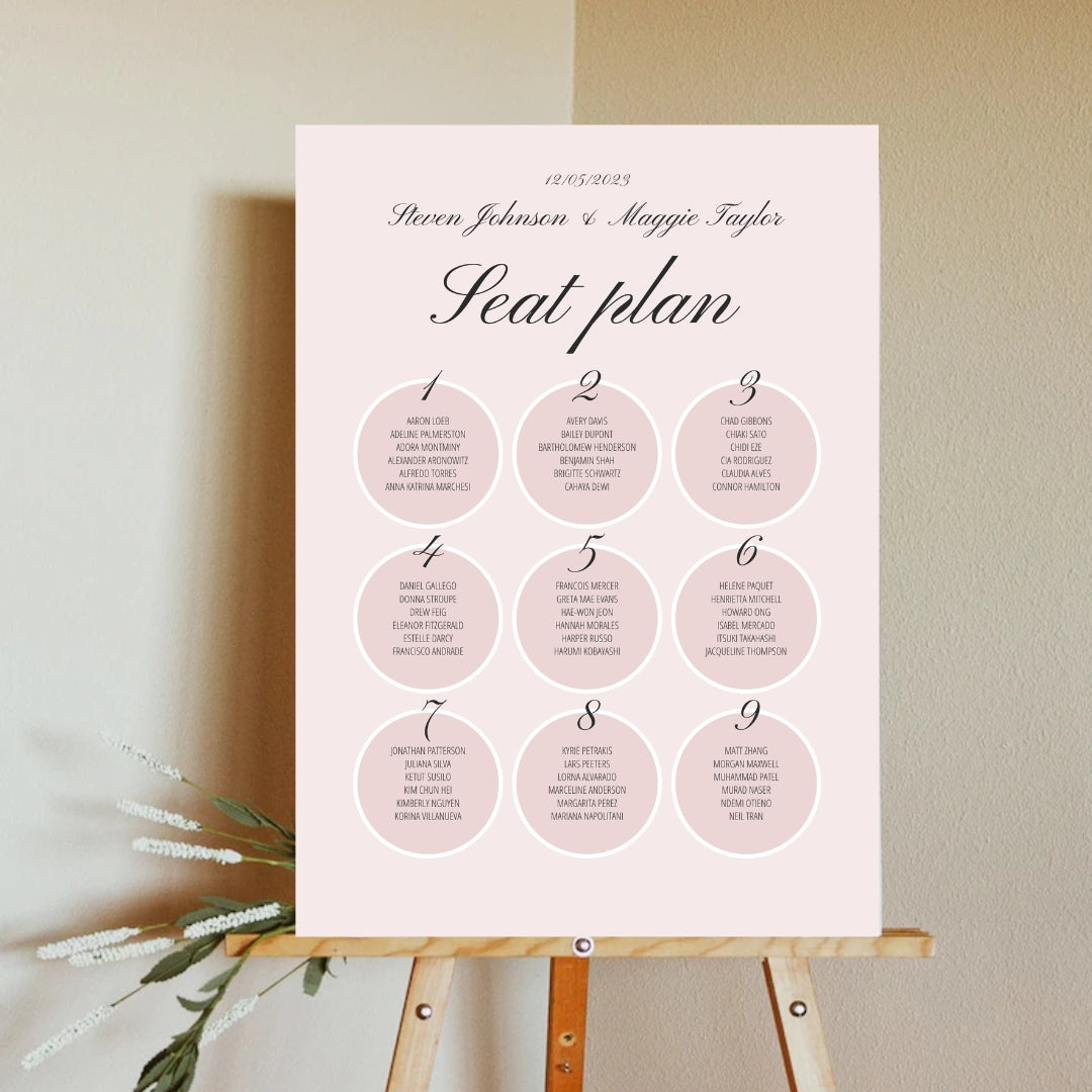 Seating Plan 9