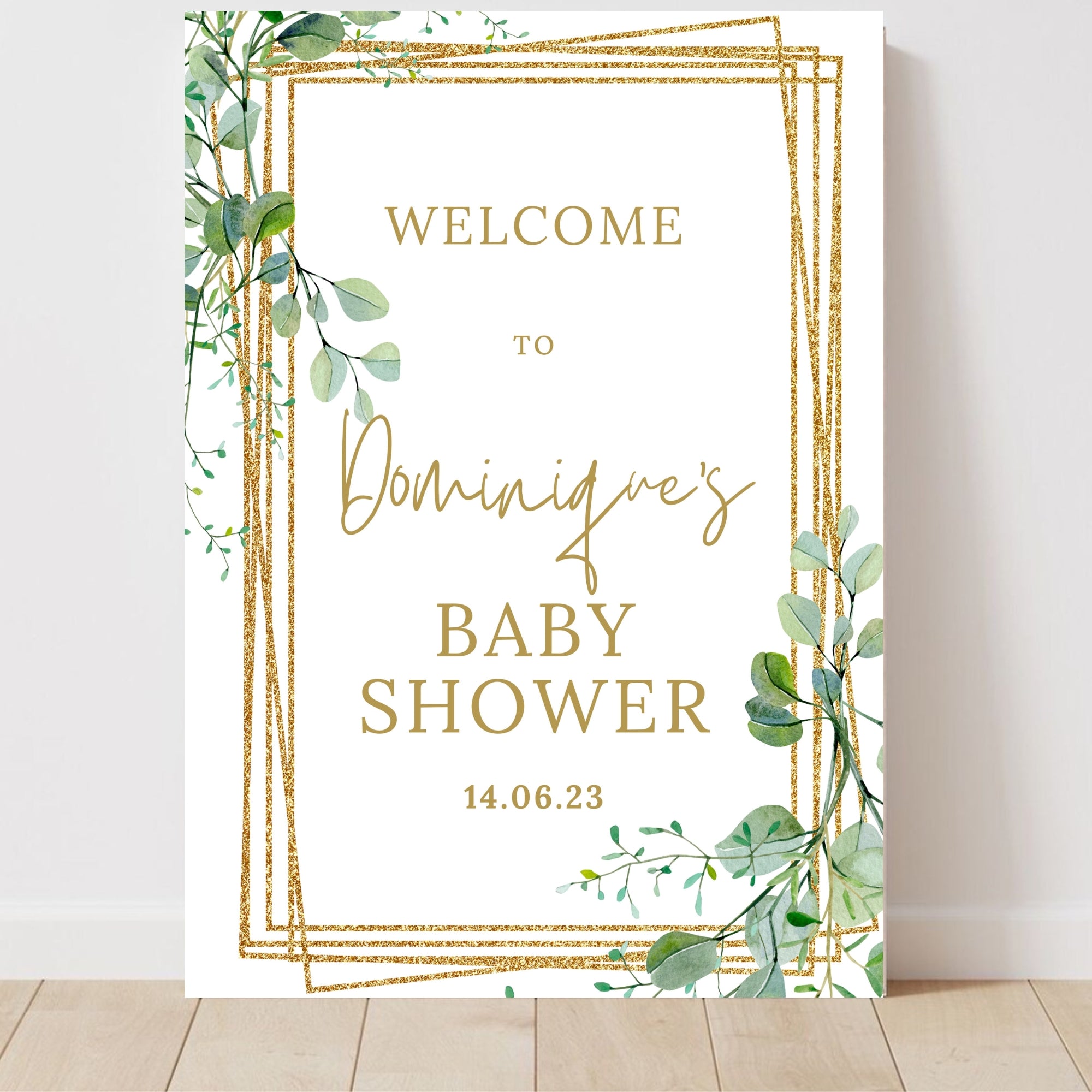 Baby Shower Welcome sign 16