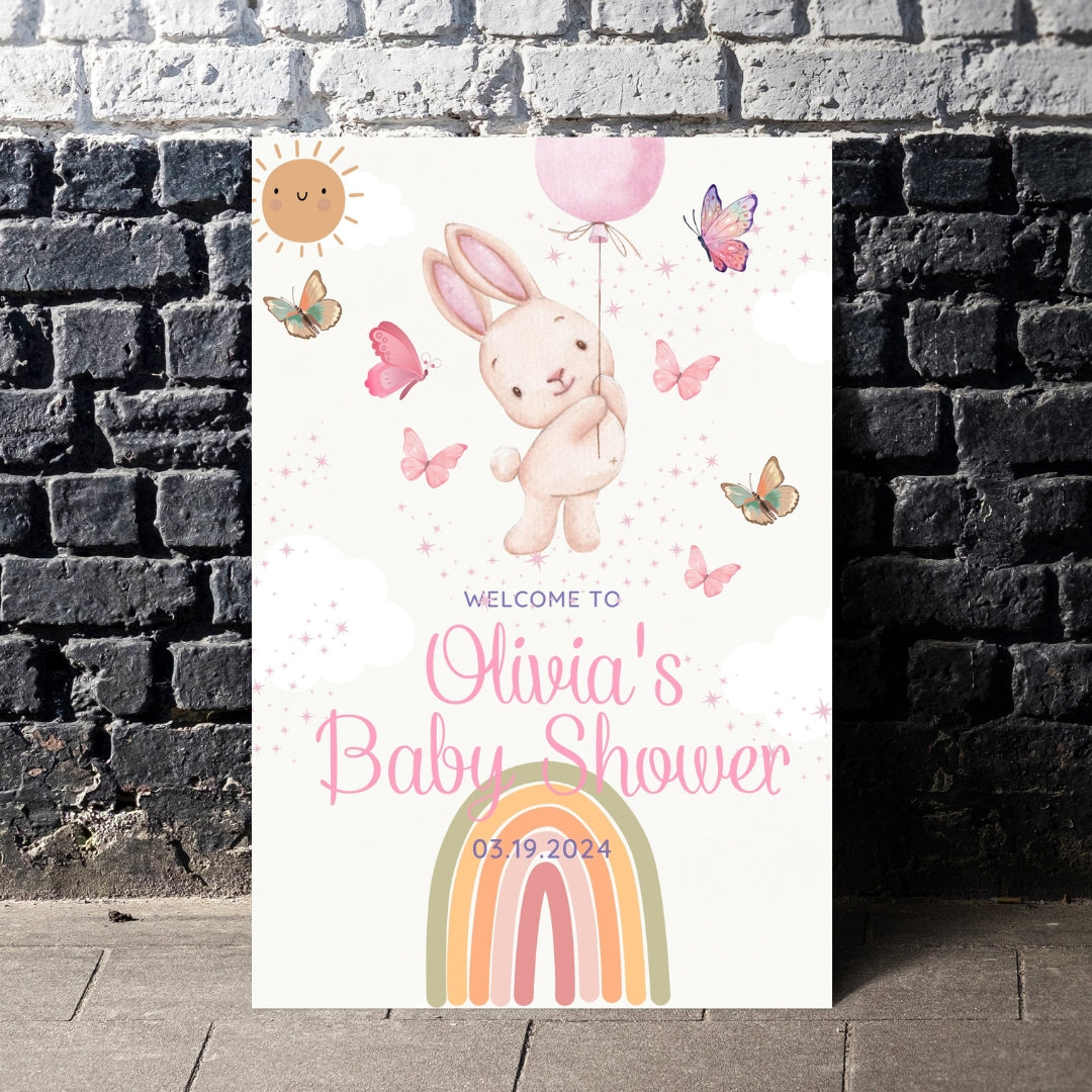 Baby Shower Welcome sign 4
