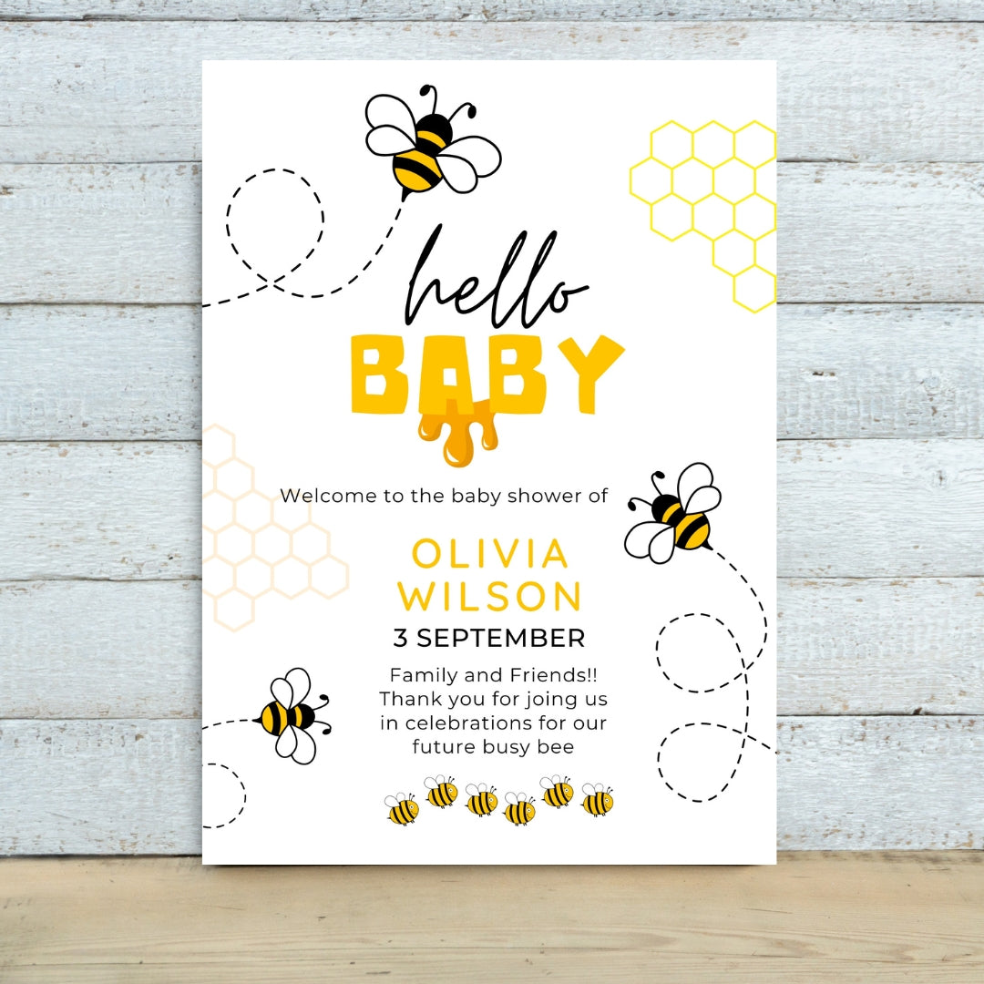 Baby Shower Welcome sign 13