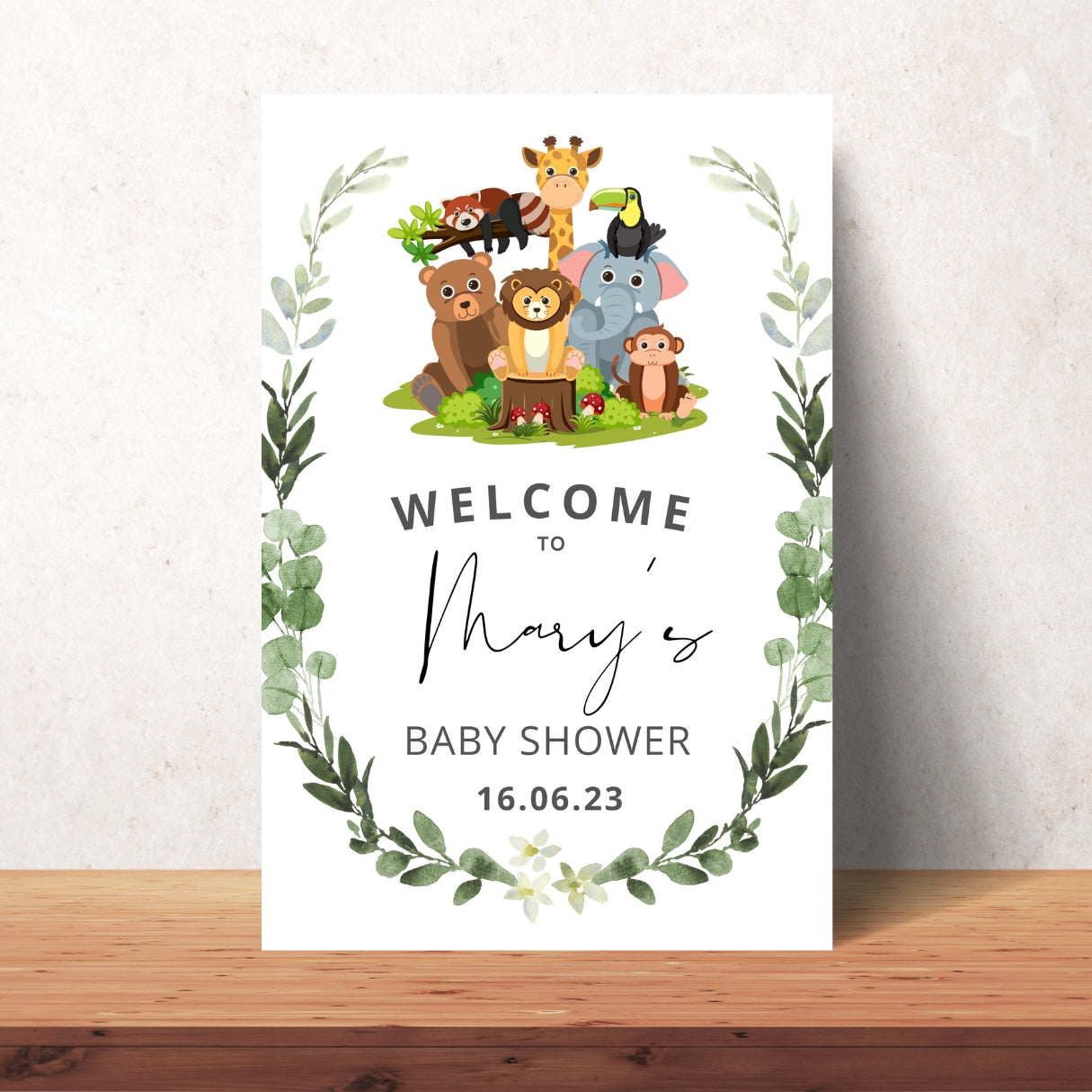 Baby Shower Welcome sign 2