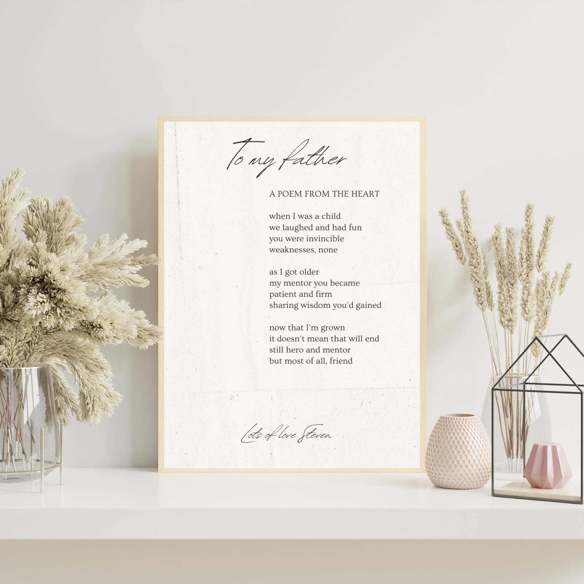 Fathers Poem