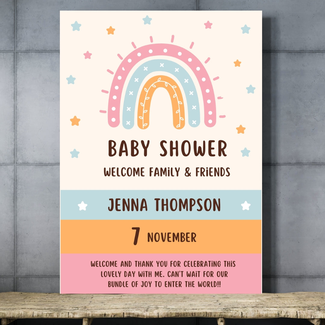 Baby Shower Welcome sign 17