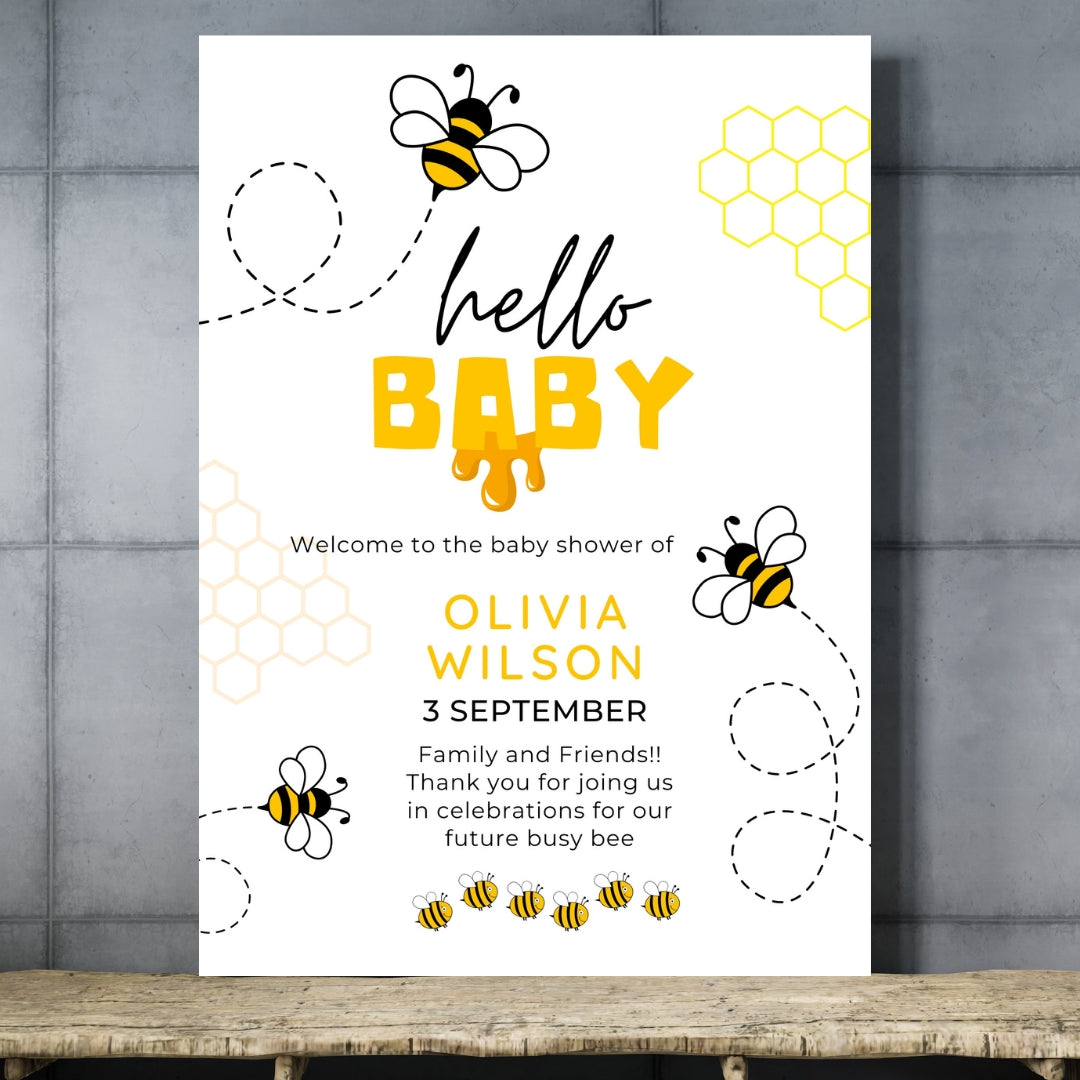 Baby Shower Welcome sign 13