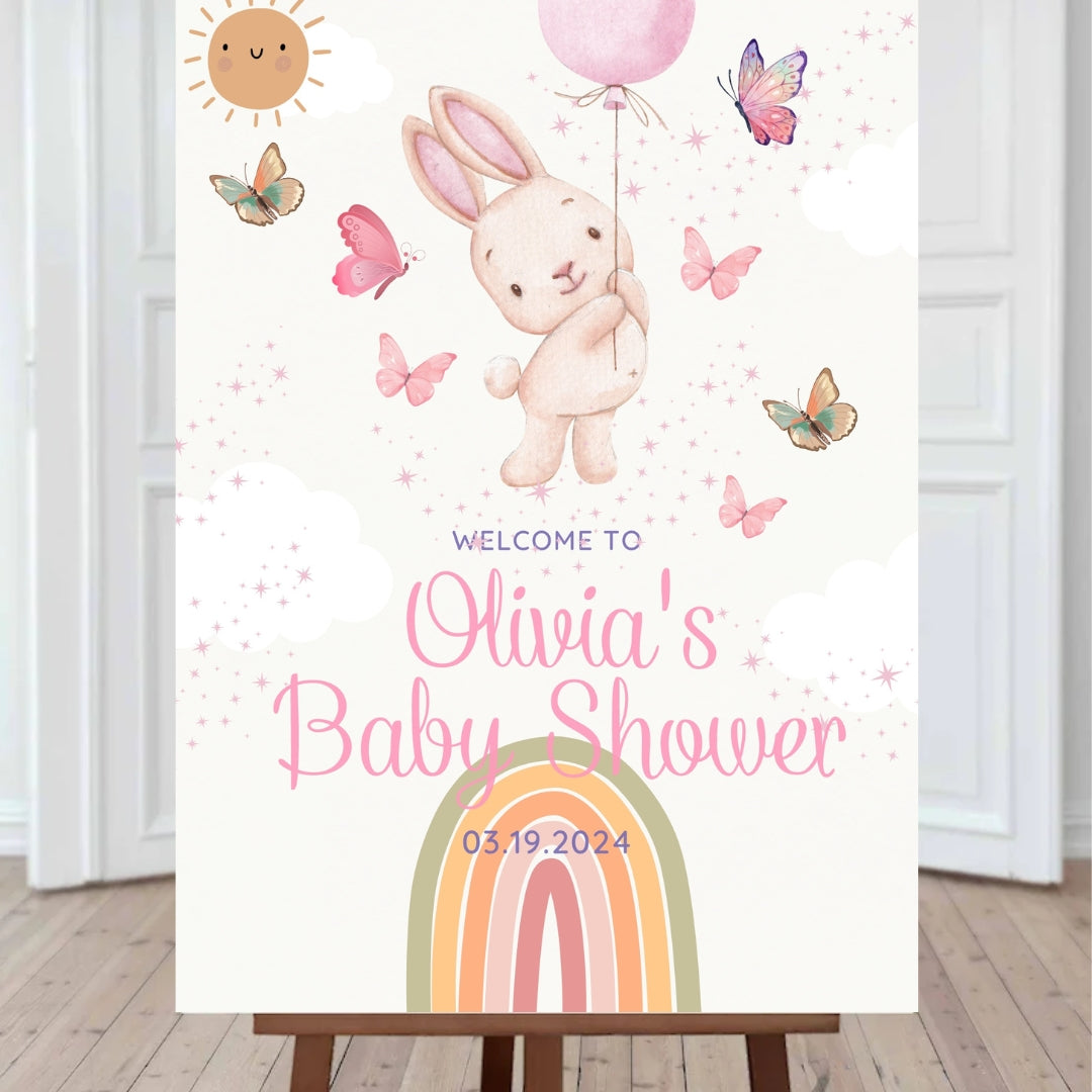 Baby Shower Welcome sign 4