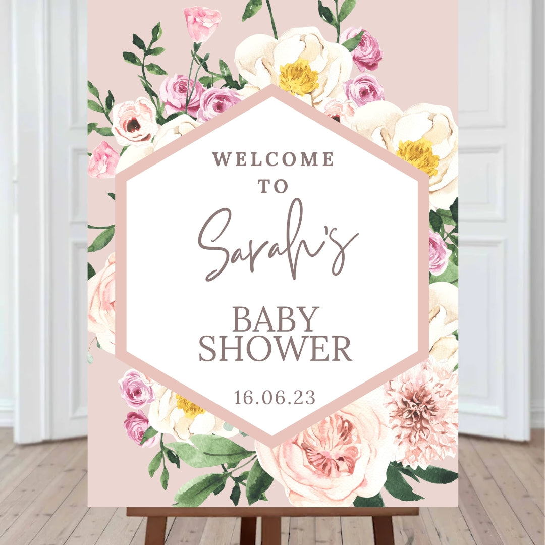 Baby Shower Welcome sign 3