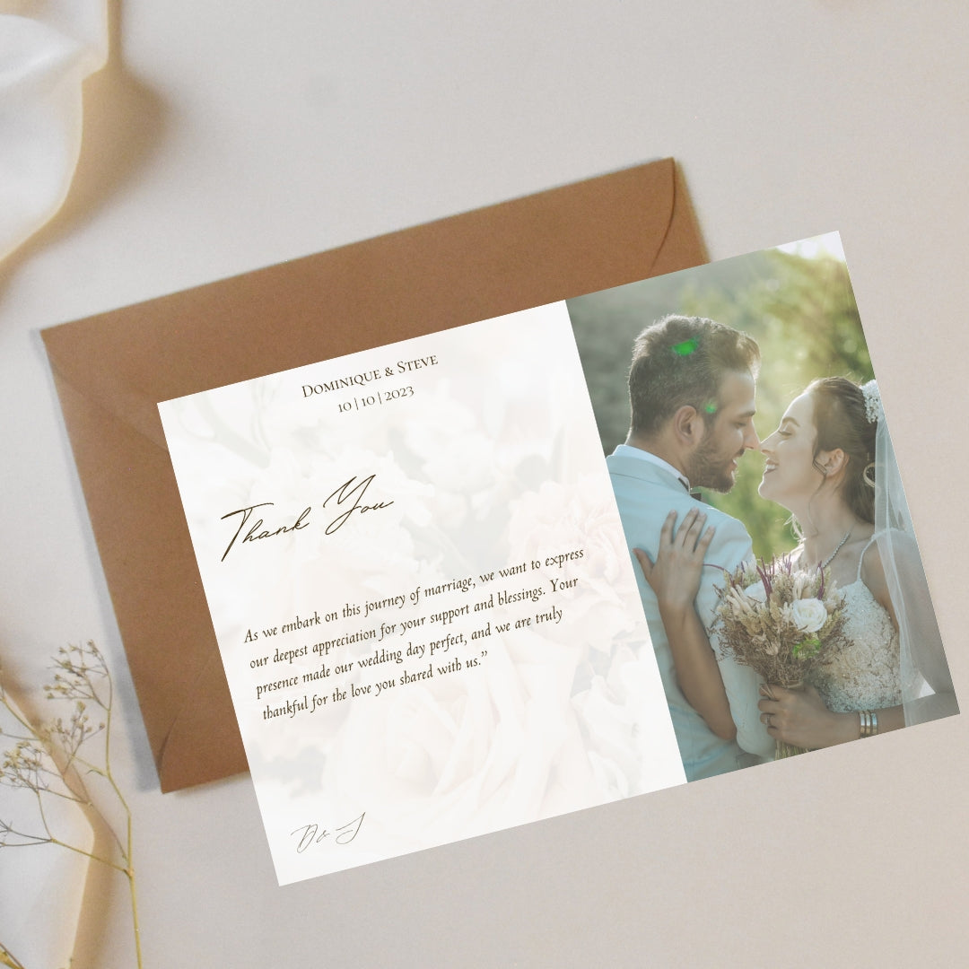 Wedding Thank You Card 5