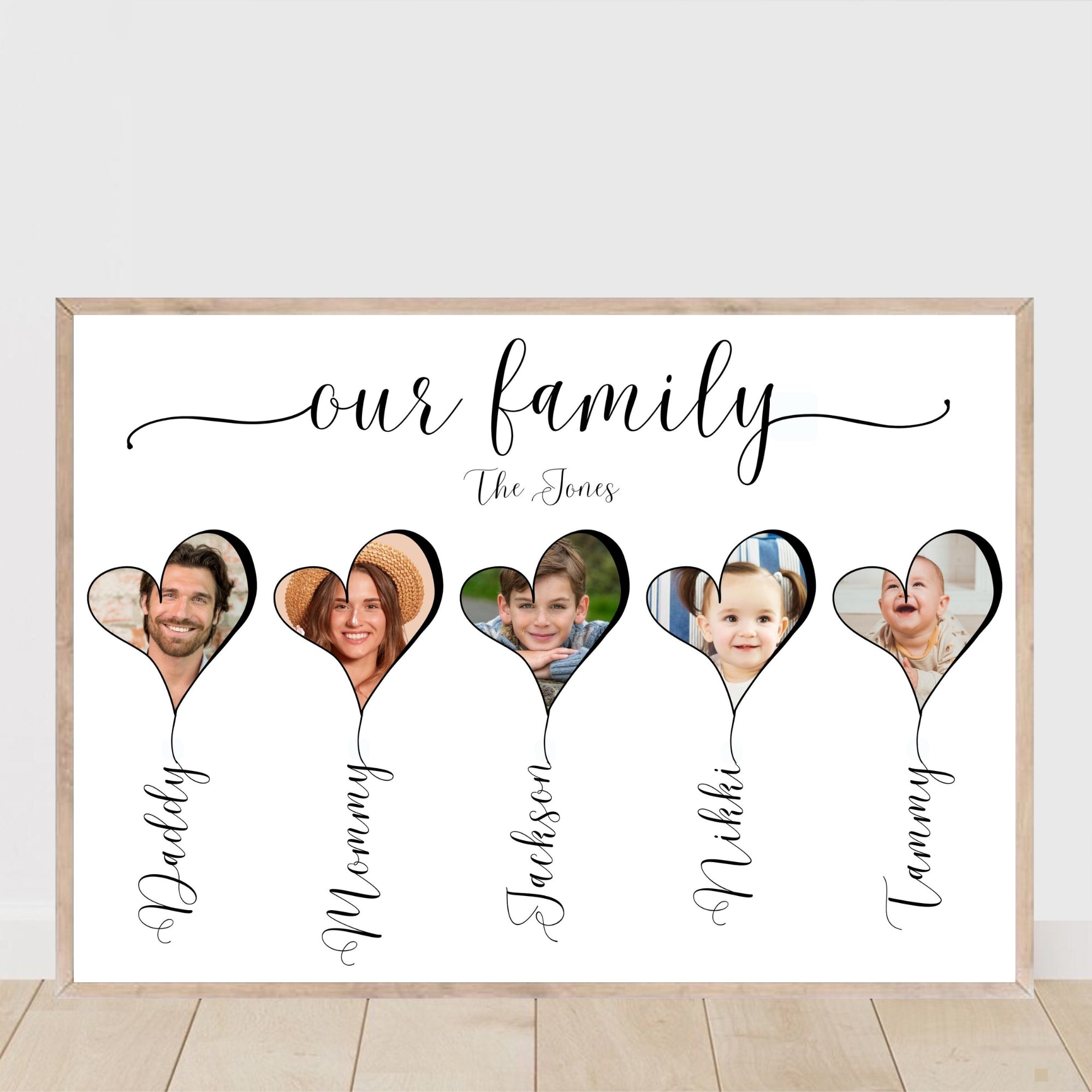 Family Heart balloons