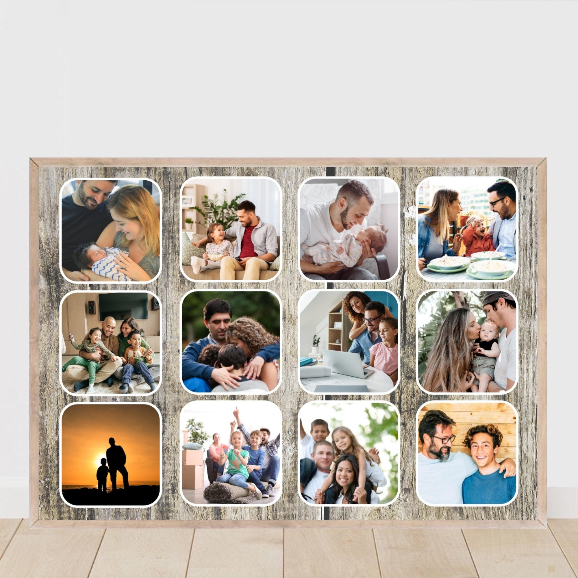 Rustic Father Collage