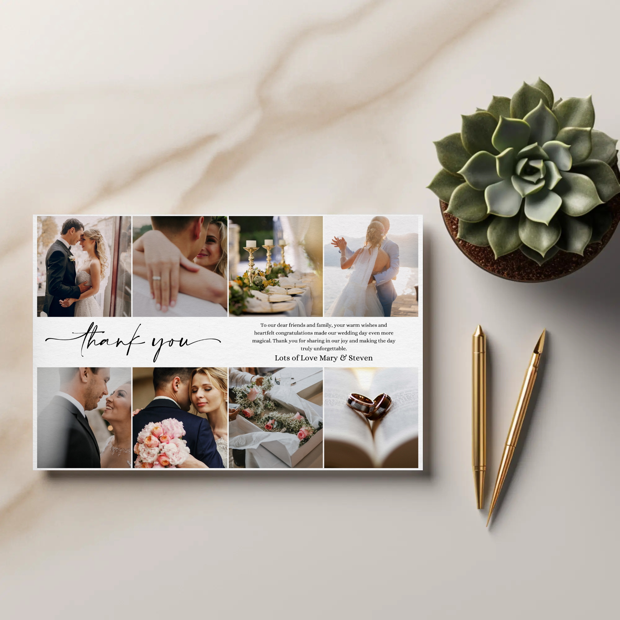 Wedding Thank You Card 9