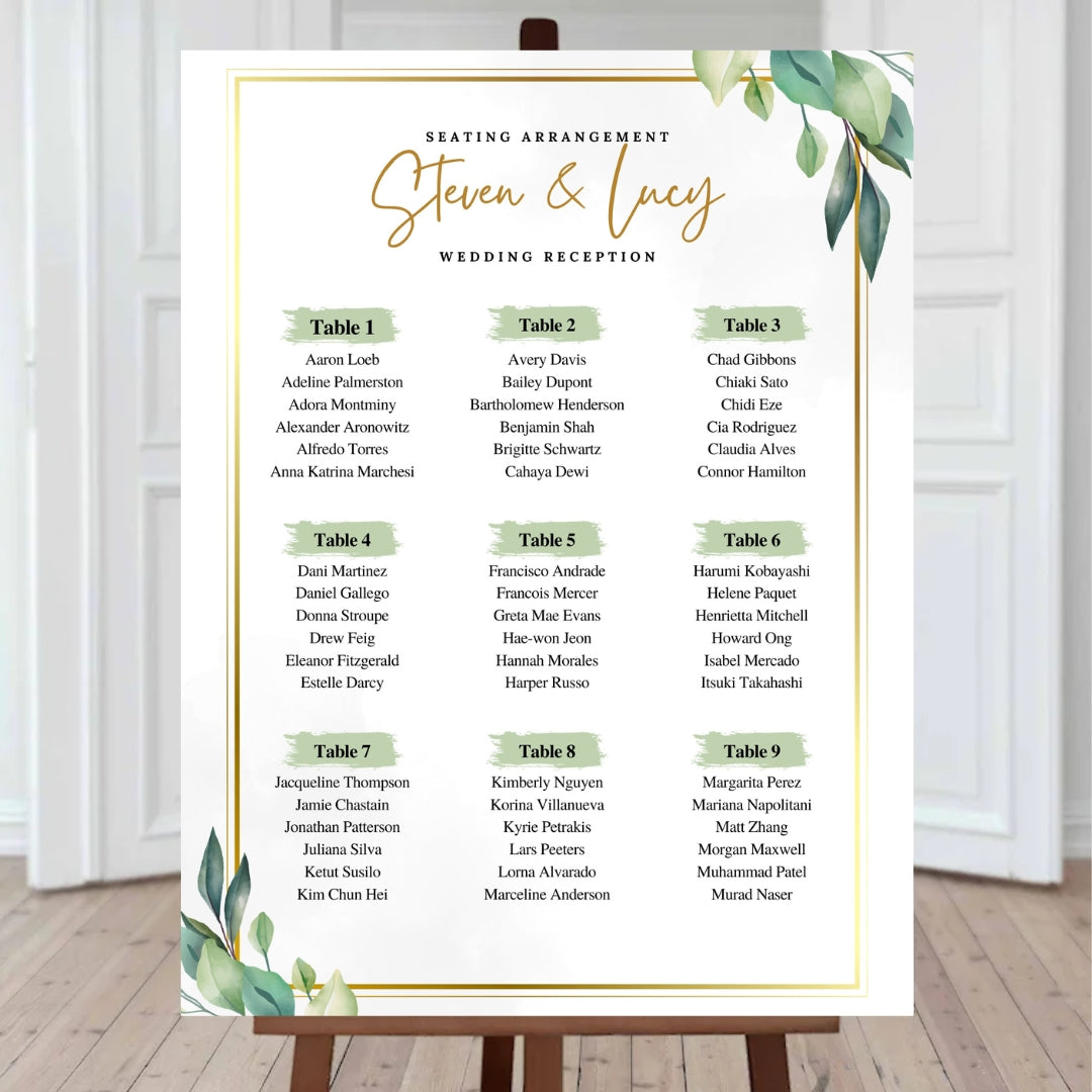 Seating Plan 11