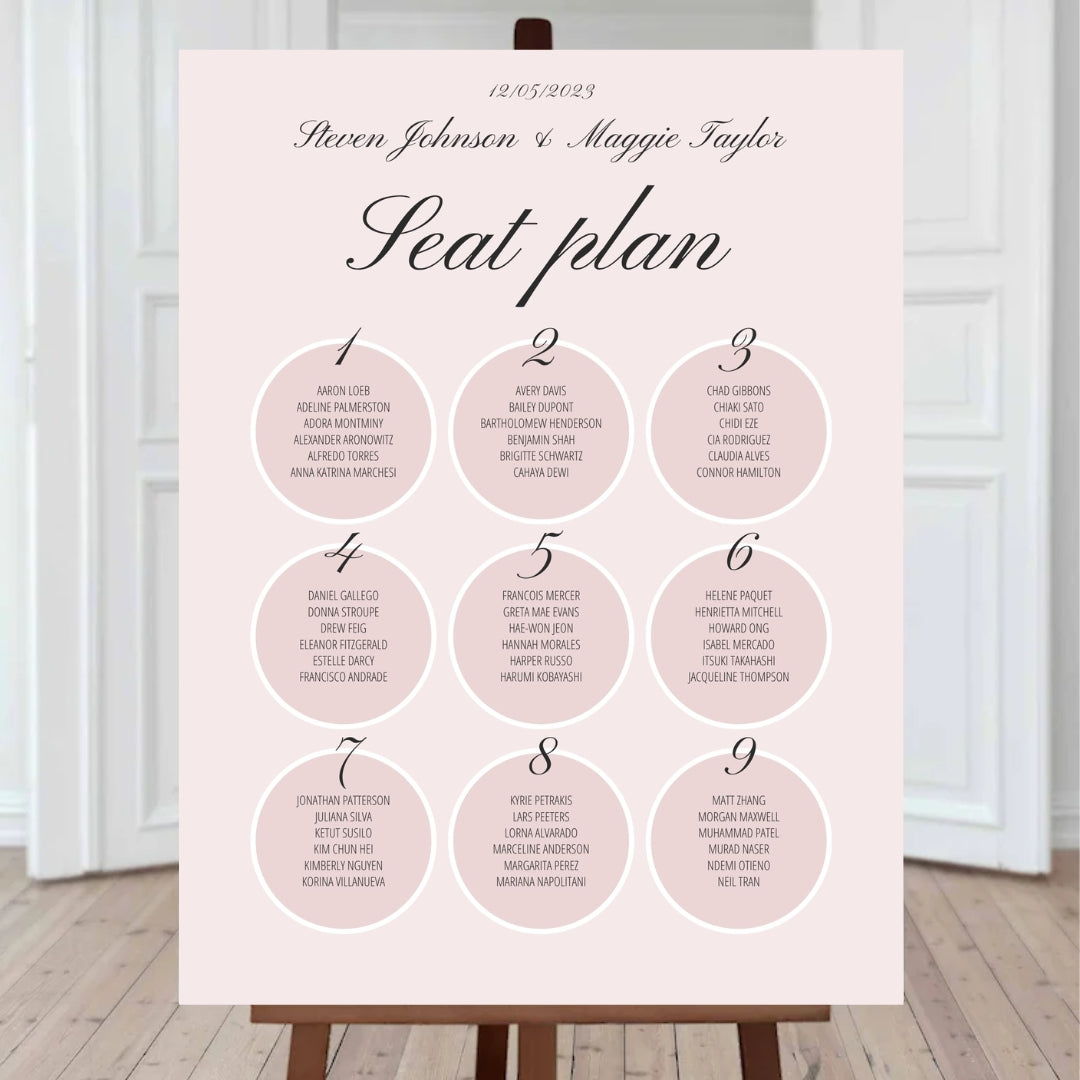 Seating Plan 9